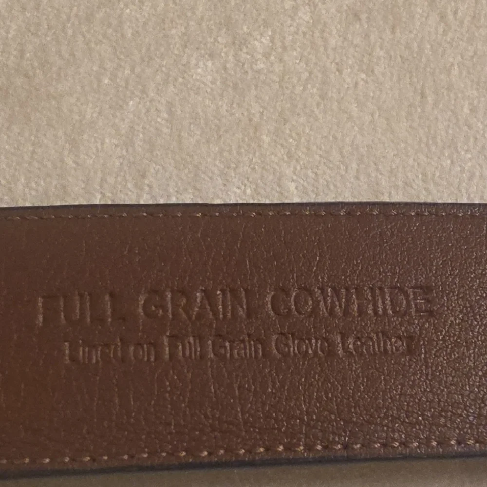 Preston & York Full Grain Cowhide Leather Classic Black Belt with Gold Buckle